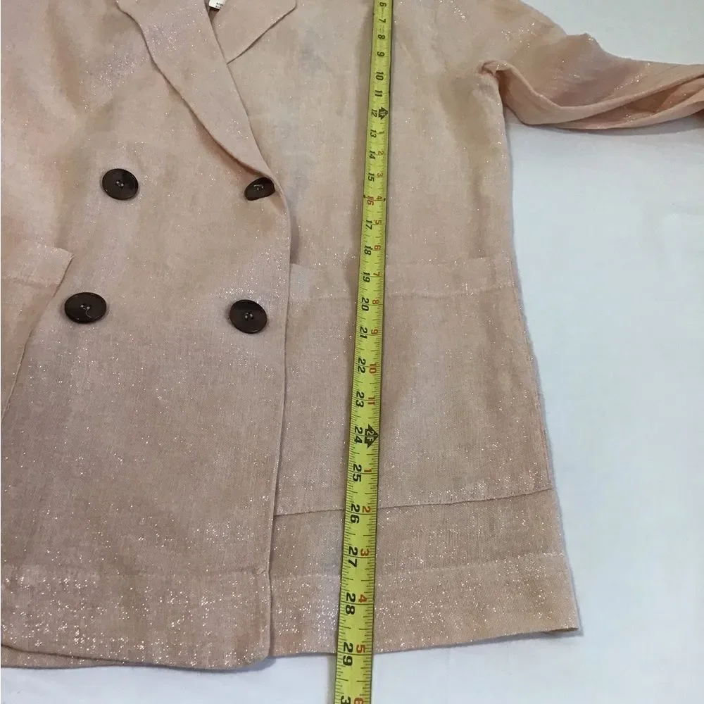 Anthropologie Amadi Kaye Blazer Double Breast New Size Medium